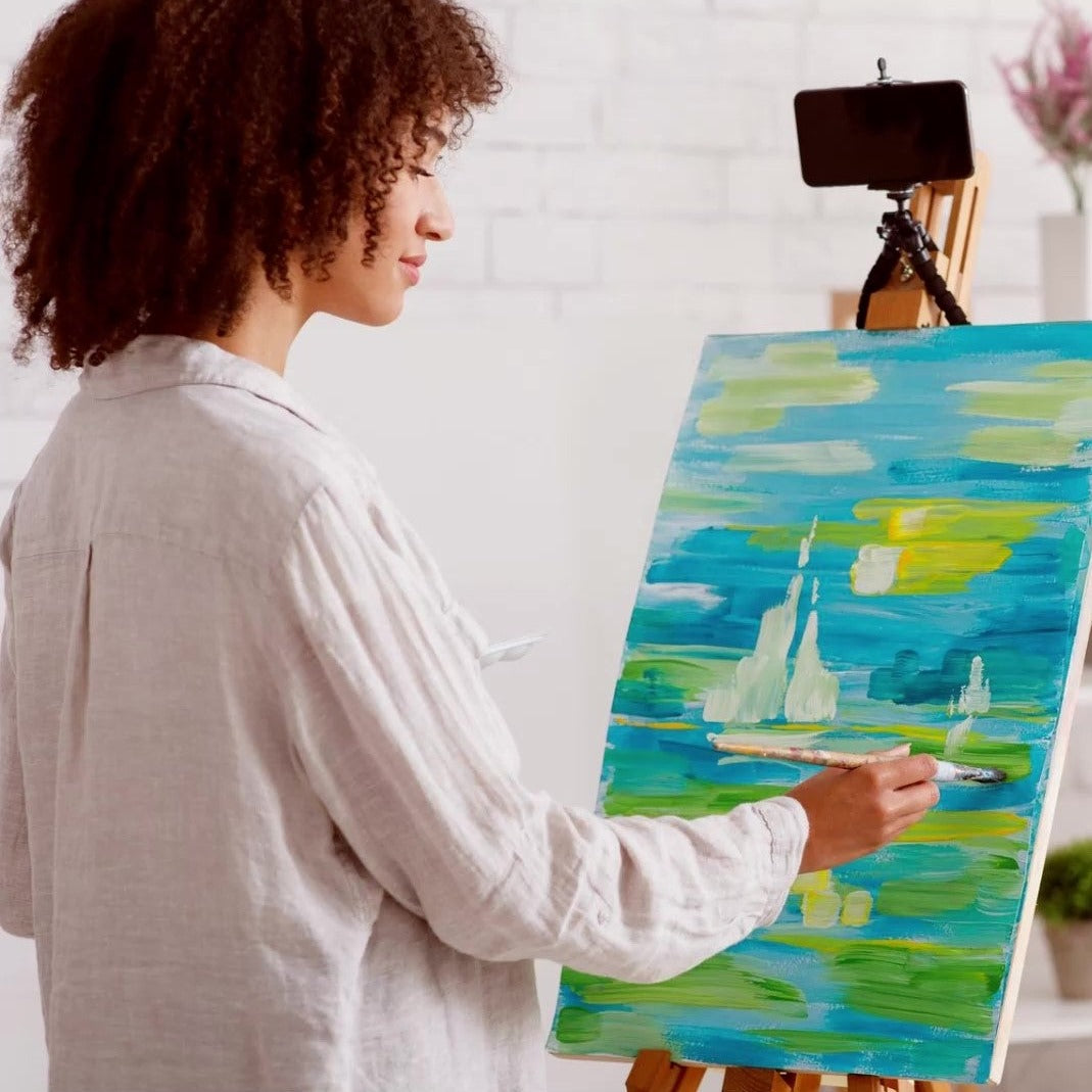Painting Water Paint Technics  Lesson  starting at $9.99